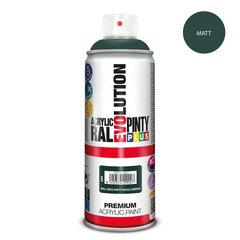 Aerosool akrüülvärv roheline matt  RAL 6005 PintyPlus Evolution 400ml hind ja info | Värvid | kaup24.ee