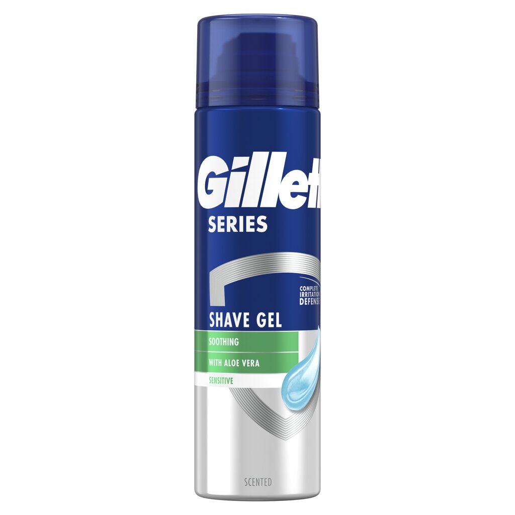 Rahustav raseerimisgeel aaloega Gillette Series, 200 ml цена и информация | Raseerimisvahendid | kaup24.ee
