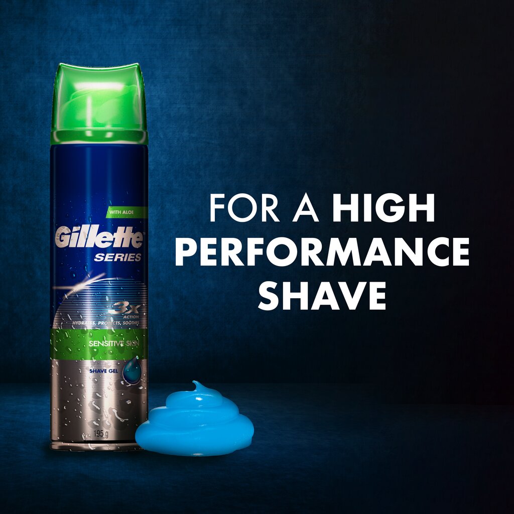 Rahustav raseerimisgeel aaloega Gillette Series, 200 ml hind ja info | Raseerimisvahendid | kaup24.ee