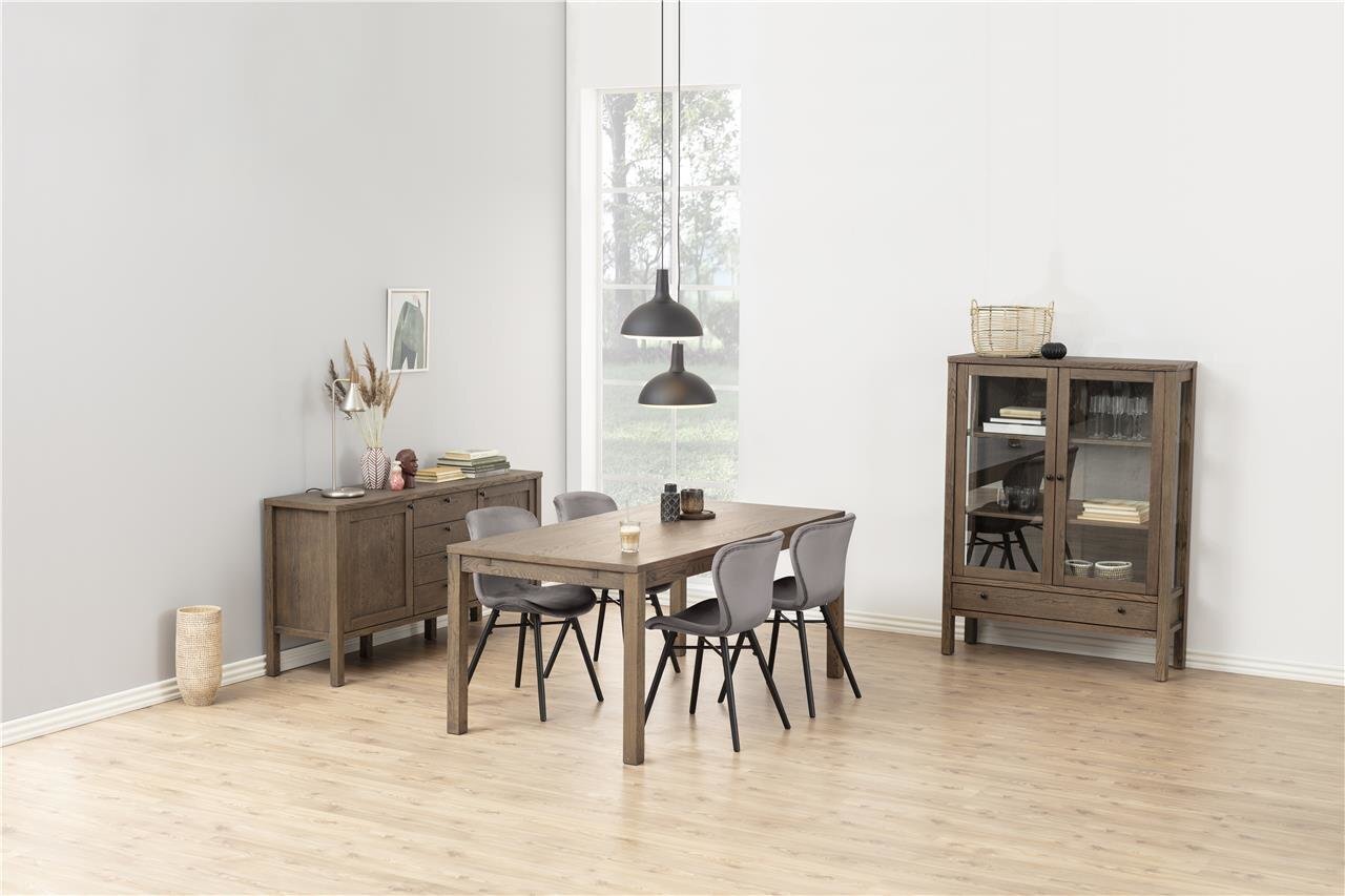 2-tooli komplekt Batilda, hall hind ja info | Söögilaua toolid, köögitoolid | kaup24.ee