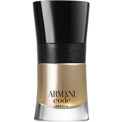 Parfüümvesi Giorgio Armani Armani Code Homme Absolu EDP meestele 30 ml hind ja info | Meeste parfüümid | kaup24.ee
