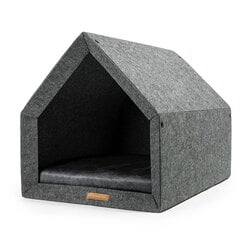 Rexproduct лежак-будка Kennel, M, серый цена и информация | Лежаки, домики | kaup24.ee