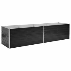 aia taimelava antratsiithall 320 x 80 x 77 cm tsingitud teras цена и информация | Ящики для цветов | kaup24.ee