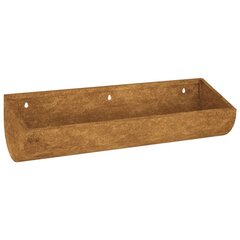 seinale kinnitatav taimekast, 50x16x10 cm Corten teras цена и информация | Ящики для цветов | kaup24.ee