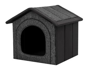 Hobbydog будка Black Ecolen+Black Oxford R3, 46x52 см цена и информация | Лежаки, домики | kaup24.ee
