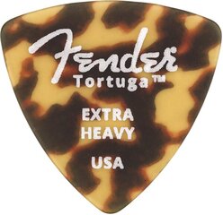 Комплект медиаторов Fender Tortuga 346 Extra Heavy 6шт цена и информация | Принадлежности для музыкальных инструментов | kaup24.ee