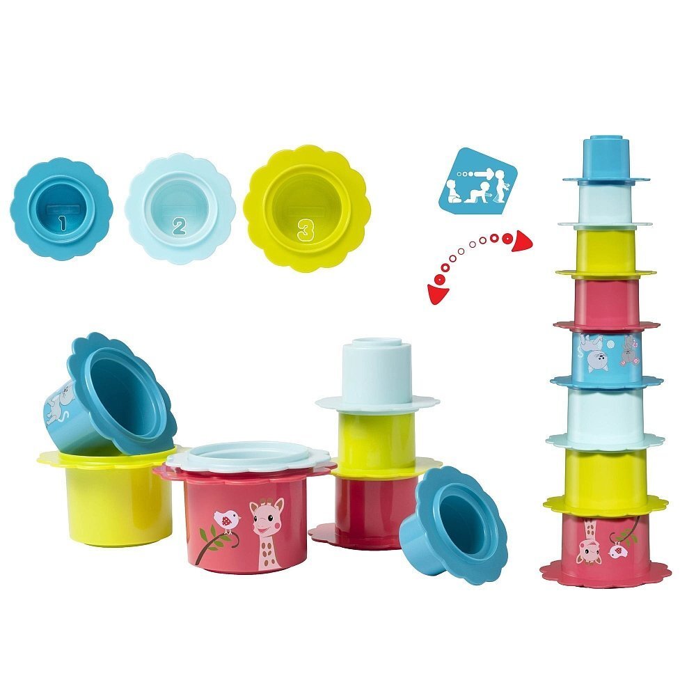 Mänguasi VULLI, Sophie la girafe Fleurs Gigognes, 010256 hind ja info | Imikute mänguasjad | kaup24.ee