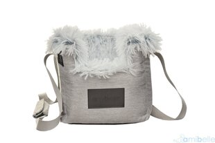Автокресло - сумка для животных 2в1 Amibelle Locky, светло-серый цвет цена и информация | Принадлежности в дорогу | kaup24.ee