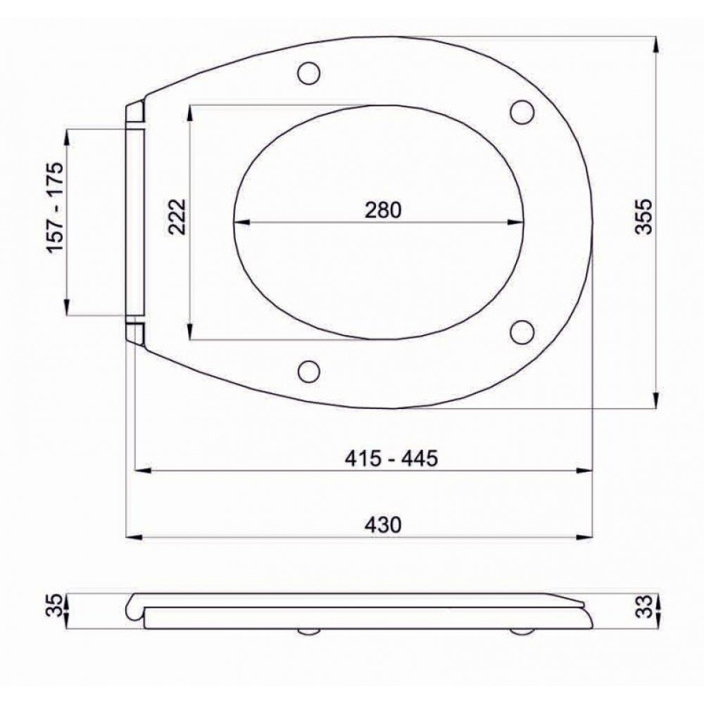 Aeglaselt sulguv prill-laud MA-012AW hind ja info | WC-poti tarvikud | kaup24.ee