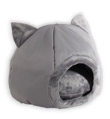 Лежак для кошек GoGift kennel, 40x40x34 см, серый цена и информация | Лежаки, домики | kaup24.ee