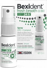 Suusprei Isdin Bexident Spray Fresh Breath, 15 ml hind ja info | Suuhügieen | kaup24.ee