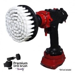 Профессиональная чистящая щетка Premium Drill Brush - очень мягкая, белая, 13 см цена и информация | Механические инструменты | kaup24.ee