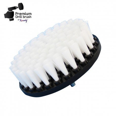 Professionaalne puhastushari Premium Drill Brush - väga pehme, valge, 13 cm hind ja info | Käsitööriistad | kaup24.ee