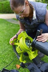 Воздуходувка с электромотором Ryobi RBV3000CSV цена и информация | Пылесосы для сбора листьев, измельчители веток, очистители тротуарной плитки | kaup24.ee