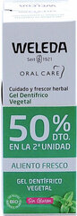 Зубная паста Свежее дыхание Weleda Oral Care 2 x 75 ml цена и информация | Для ухода за зубами | kaup24.ee