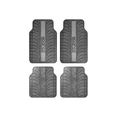 Auto põrandamattide komplekt Sparco SPC1913GR Universaalne Must/Hall (4 pcs) hind ja info | Universaalsed matid | kaup24.ee