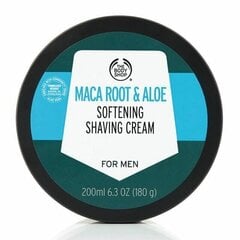 Pehmendav habemeajamiskreem Maca Root &amp; Aloe Shaving Cream, 200 ml hind ja info | Raseerimisvahendid | kaup24.ee