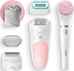 ЭЛЕКТРИЧЕСКИЙ ЭПИЛЯТОР BRAUN 5875 BEAUTY SET АККУМУЛЯТОРНЫЙ БЕЛЫЙ цена и информация | Эпиляторы | kaup24.ee