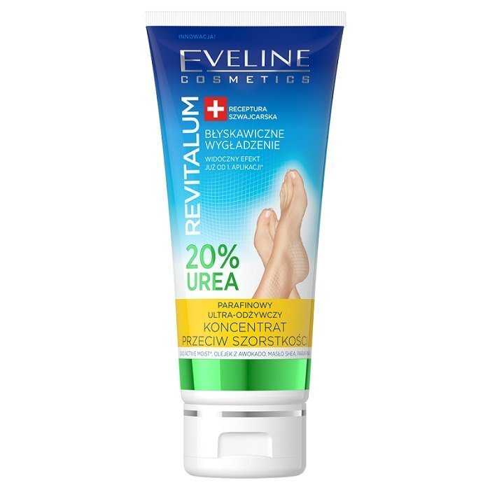 Toitev kreem jalgadele parafiiniga Eveline Revitallum 100 ml hind ja info | Kehakreemid, losjoonid | kaup24.ee