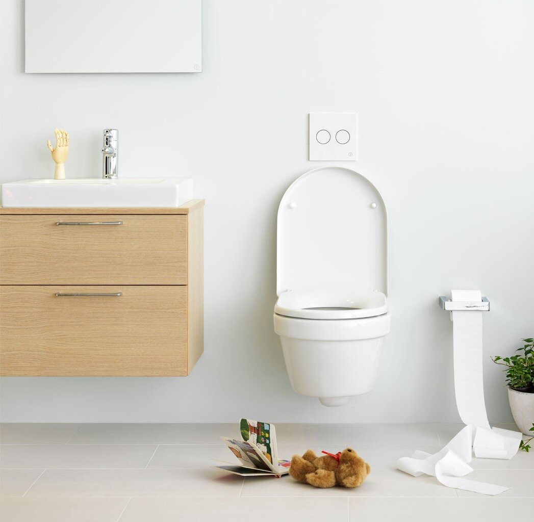 Gustavsberg Hygienic Flush 5G84HR01 seinapealne WC-pott koos SC kaanega цена и информация | WС-potid | kaup24.ee