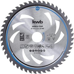 KWB Circuit Sow Blade 210 x 30 мм, легко, особенно для аккумуляторных машин, пило цена и информация | Запчасти для садовой техники | kaup24.ee