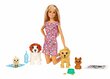 Nukk Barbie ja 4 kutsikat hind ja info | Tüdrukute mänguasjad | kaup24.ee