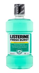 Ополаскиватель полости рта Listerine Fresh Burst 500 мл цена и информация | Для ухода за зубами | kaup24.ee