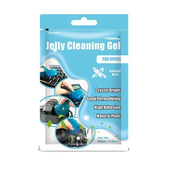 VISBELLA Jelly Cleaning Gel geel tolmu puhastamiseks raskesti ligipääsetavatest kohtadest (piparmünt) hind ja info | Autokeemia | kaup24.ee