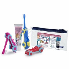 Oral Care komplekt lastele Kin Fluorkin Auto (3 tk) hind ja info | Suuhügieen | kaup24.ee