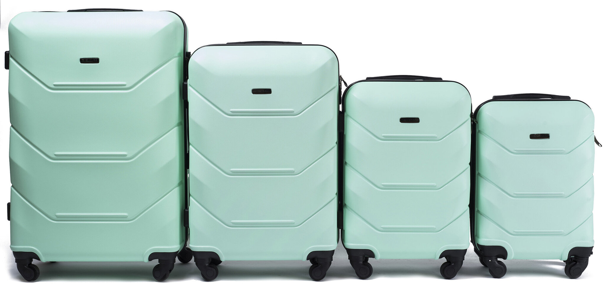 4-osaline kohvrite komplekt Wings 147-4, roheline hind ja info | Kohvrid, reisikotid | kaup24.ee