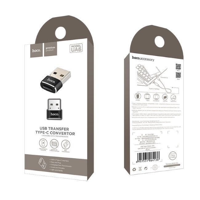 Hoco UA6USBTYPC hind ja info | USB jagajad, adapterid | kaup24.ee
