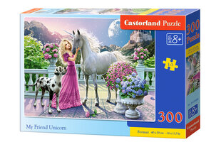 Pusle Puzzle Castorland, " My Friend Unicorn" 300-osaline hind ja info | Pusled | kaup24.ee