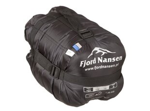 Спальный мешок Fjord Nansen Drammen XL Left, чёрный / синий цена и информация | Спальные мешки | kaup24.ee
