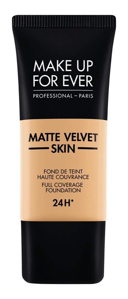 Matt jumestuskreem Make Up For Ever Matte Velvet Skin Liquid Full Coverage Foundation 24H, 30 ml, Y - 315 Sand цена и информация | Jumestuskreemid, puudrid | kaup24.ee