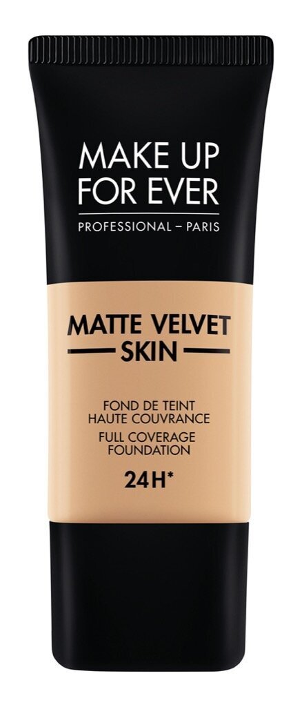 Matt jumestuskreem Make Up For Ever Matte Velvet Skin Liquid Full Coverage Foundation 24H, 30 ml, Y - 325 Flesh цена и информация | Jumestuskreemid, puudrid | kaup24.ee