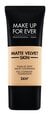 Matt jumestuskreem Make Up For Ever Matte Velvet Skin Liquid Full Coverage Foundation 24H, 30 ml, R - 330 Warm Ivory