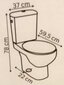 WC pott Sensea Compacta цена и информация | WС-potid | kaup24.ee