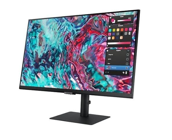 Samsung Monitor 27 tolli LS27B800TGUXEN IPS 3840x2160 UHD 16:9 1xHDMI 2xTB 4.0 (90W/15W) 3xUSB 3.0 LAN (RJ45) 5ms HAS+PIVOT lamedad kõlarid 3 aastat kohapeal цена и информация | Monitorid | kaup24.ee