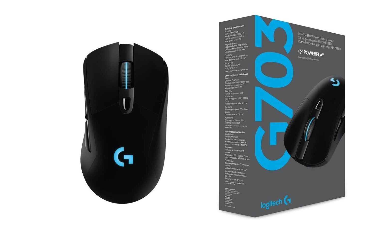 Logitech G703, must цена и информация | Hiired | kaup24.ee