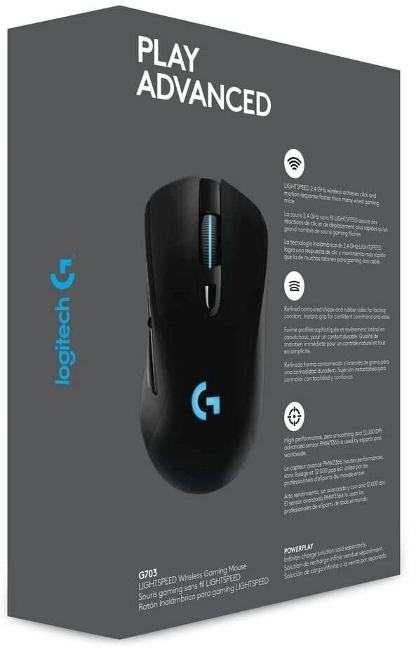 Logitech G703, must hind ja info | Hiired | kaup24.ee