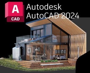 Autodesk AutoCAD 2024, лицензия на 1 год PC/MAC цена и информация | Программное обеспечение для офиса | kaup24.ee