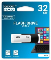 Goodram UCO2 Flash drive USB2.0 32GB hind ja info | Mälupulgad | kaup24.ee