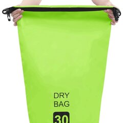 kuivkott roheline 30 l PVC hind ja info | Veekindlad kotid, ümbrised, vihmakeebid | kaup24.ee