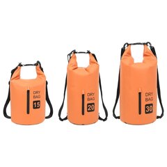 kuivkott lukuga oranž 15 l PVC hind ja info | Veekindlad kotid, ümbrised, vihmakeebid | kaup24.ee