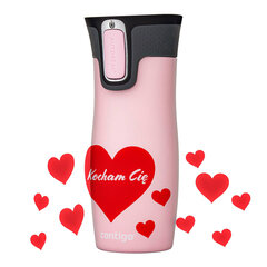 Contigo West Loop Hearts termokruus 470 ml - Pink Hearts hind ja info | Termosed, termostassid | kaup24.ee