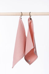 Nuss vahvel näorätik, roosa, 30x30cm,2tk hind ja info | Rätikud, saunalinad | kaup24.ee