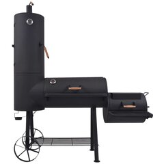 Suitsugrill alumise riiuliga , must, raske, XXL цена и информация | Коптильни, аксессуары | kaup24.ee