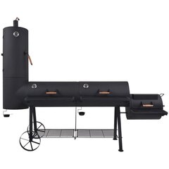 suitsugrill alumise riiuliga, must, raske, XXXL цена и информация | Коптильни, аксессуары | kaup24.ee