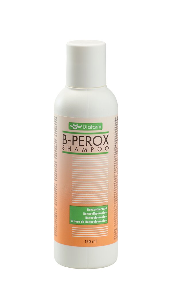 Bensüülperoksiidiga lemmiklooma šampoon rasusele nahale Diafarm, 150 ml hind ja info | Karvahooldustooted loomadele | kaup24.ee