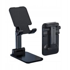 TABLET HOLDER STANDER FOLDABLE 4-13" настольная подставка черный цена и информация | ТВ-тюнеры | kaup24.ee